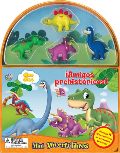 Amigos prehistóricos mini diverti - libros