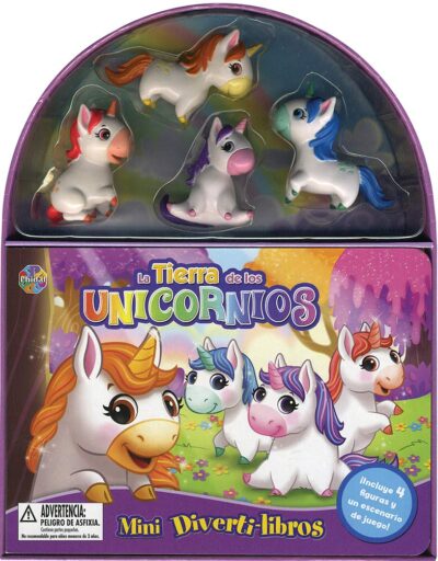 LA TIERRA DE LOS UNICORNIOS MINI DIVERTI-LIBROS