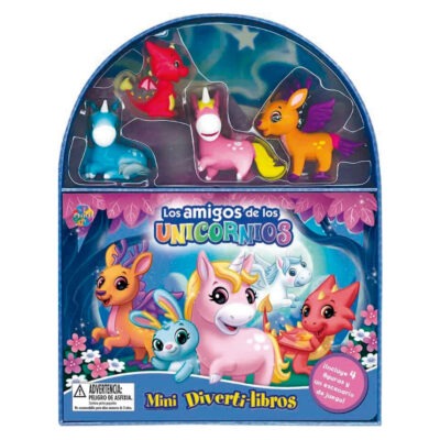 LOS AMIGOS DE LOS UNICORNIOS MINI DIVERTI-LIBROS